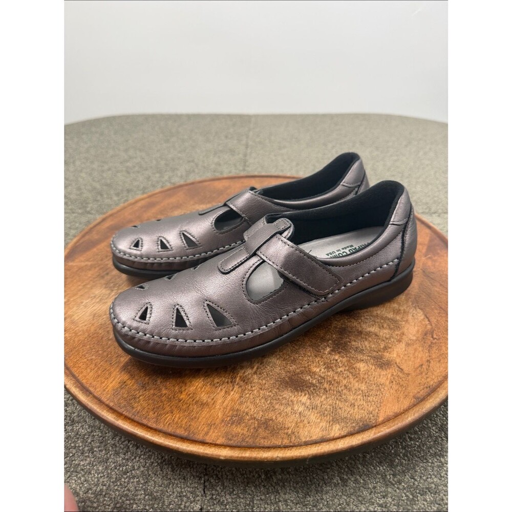 SAS Shoes Wm 7 S Roamer EZ Strap Walking Santolina Mary Jane Tripad Comfort